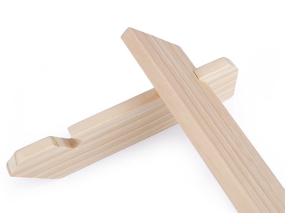 Wooden display stand - Natural light (1 Piece)