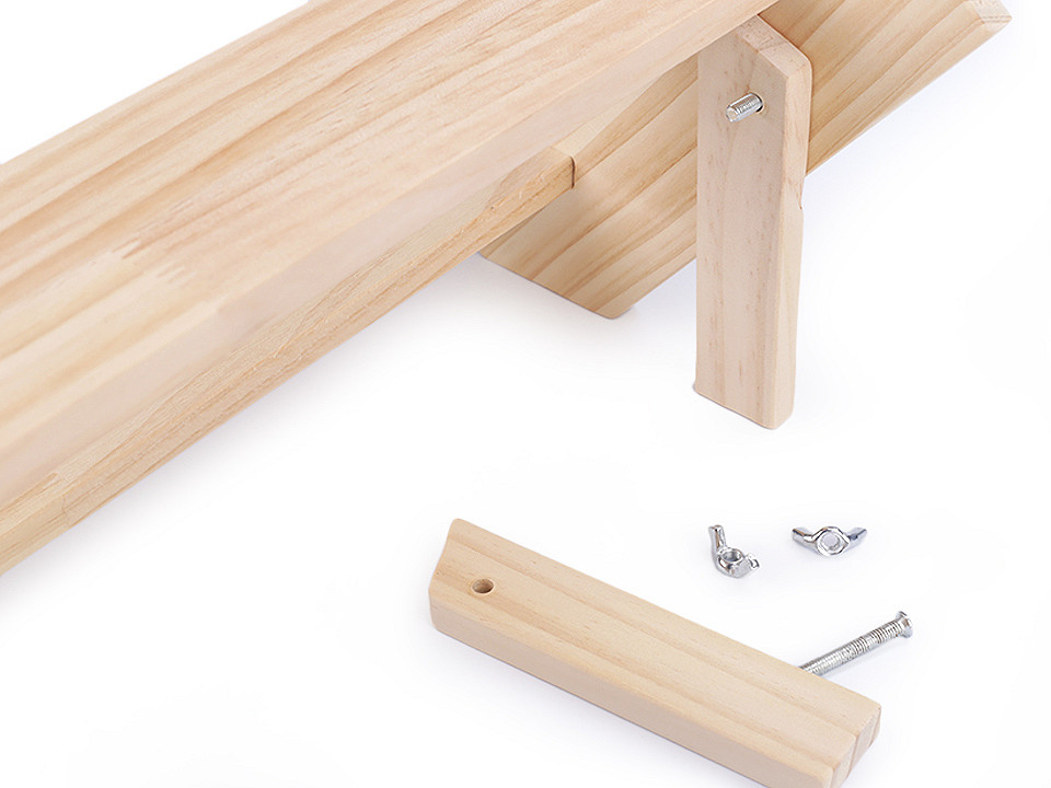 Wooden display stand - Natural light (1 Piece)