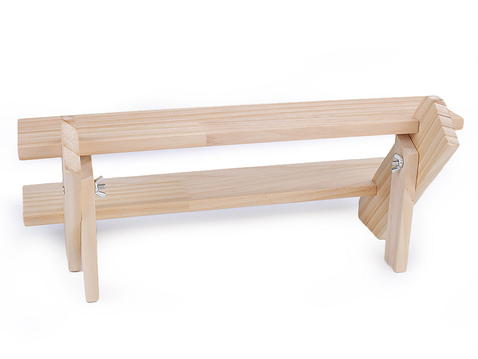 Wooden display stand - Natural light (1 Piece)