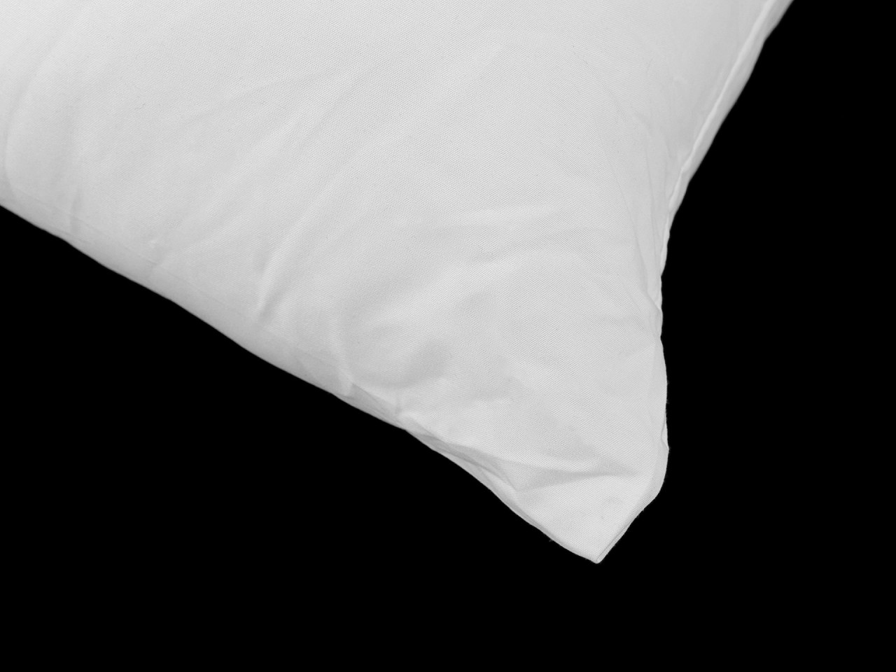 Hollow fiber pillow / pillow pes insert 45x45 cm 400 g with zipper - White (1 Piece)