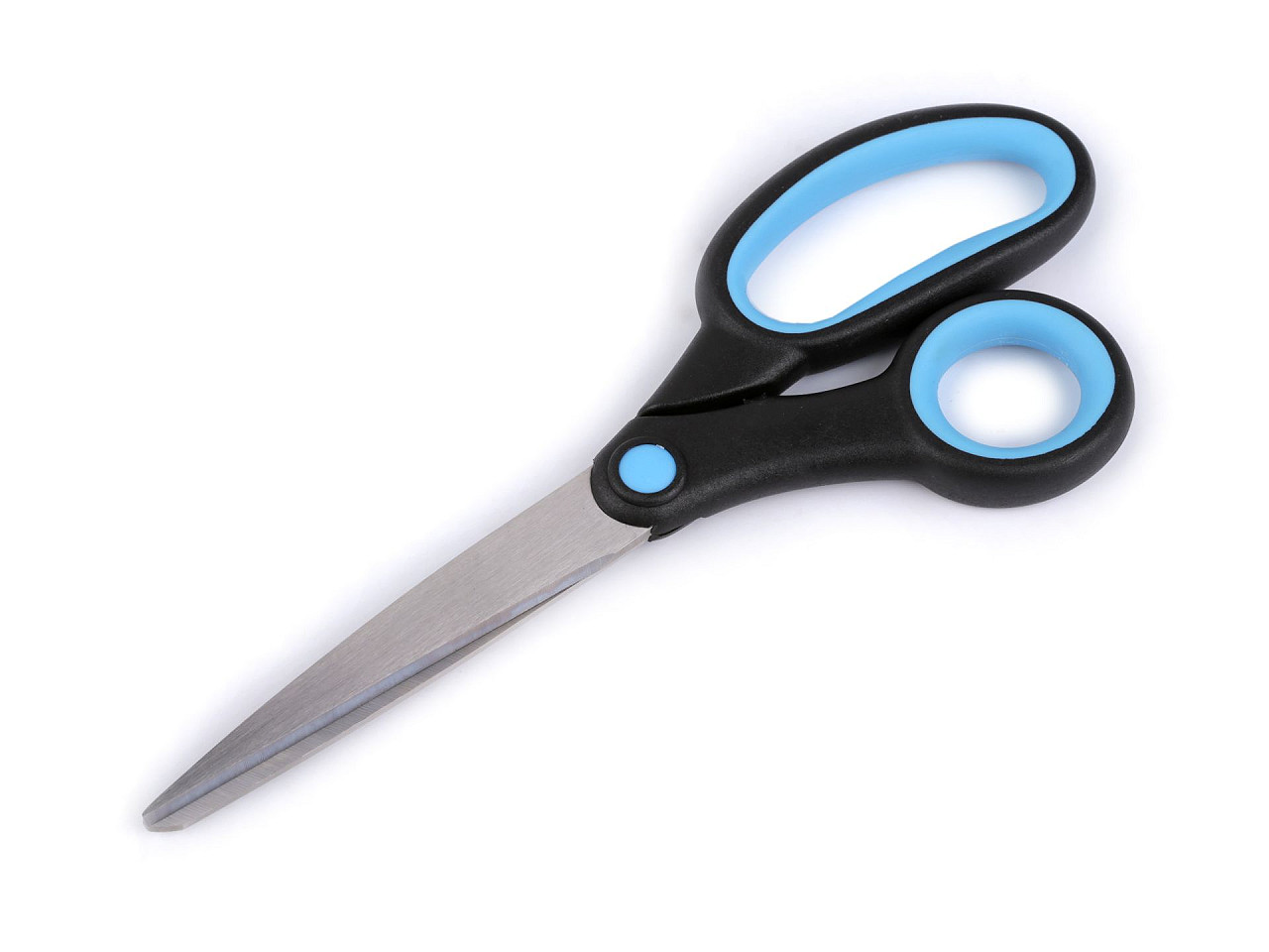 Scissors for left-handers, length 21 cm - Blue (1 Piece)
