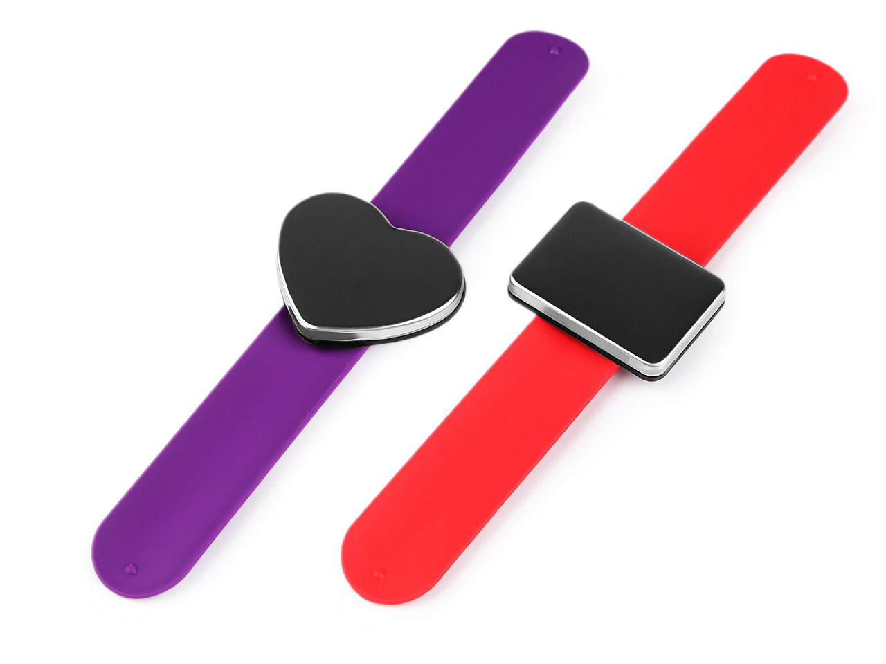 Magnetic hand pin cushion - heart, rectangle - Light green (1 Piece)