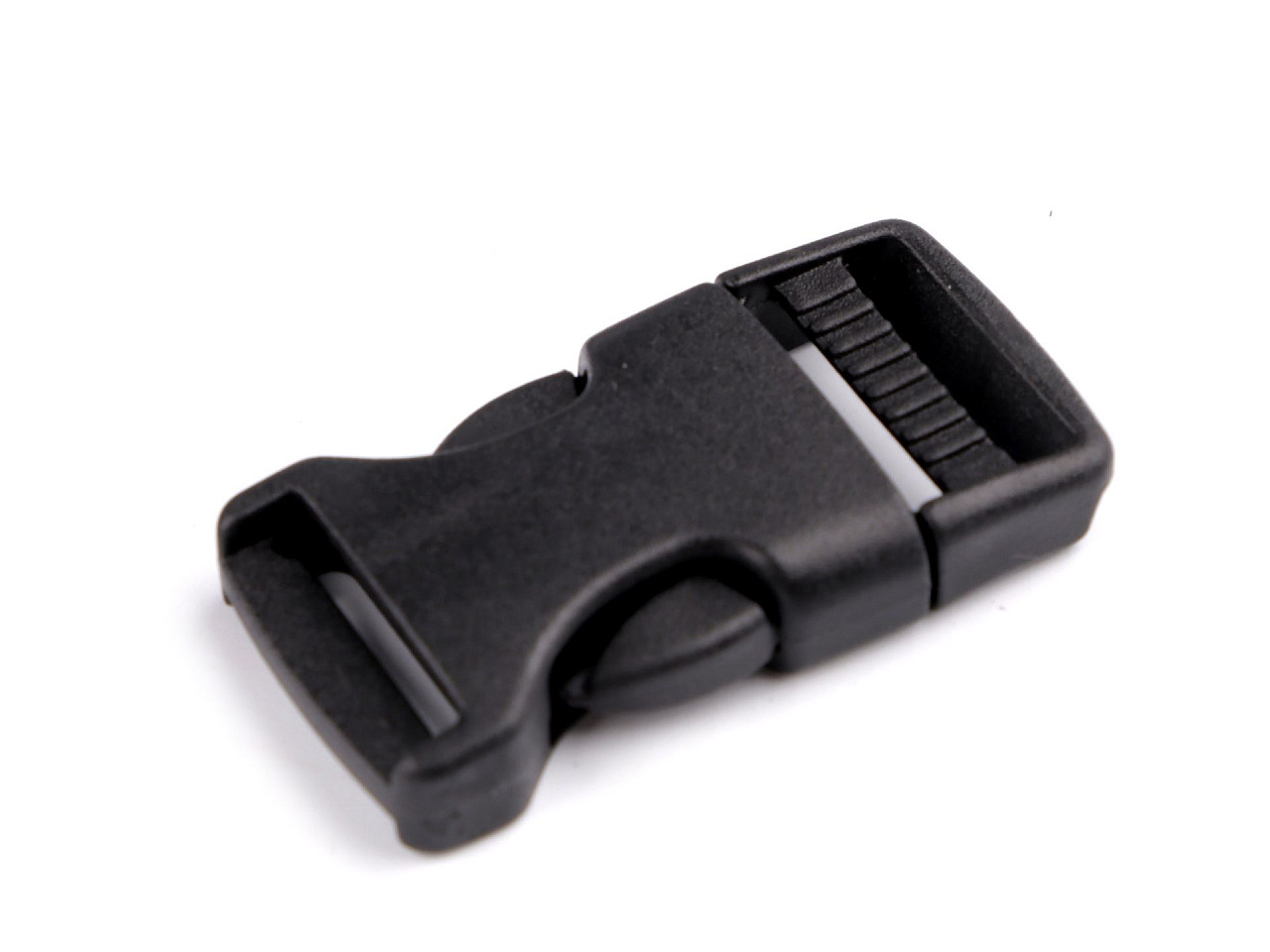 Webbing side release buckle, width 20 mm - Black (25 Pairs)