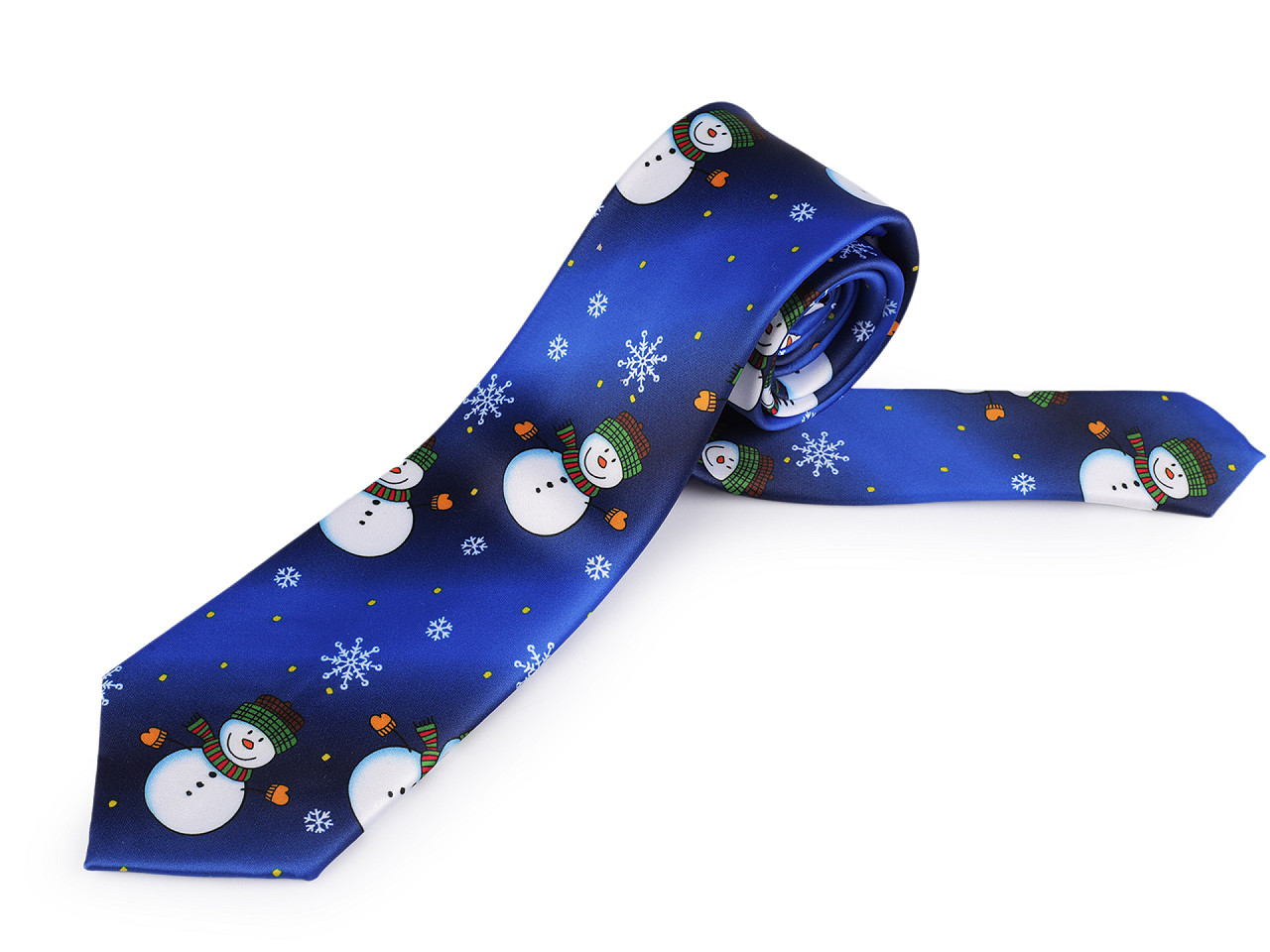 Satin christmas tie - Red (1 Piece)