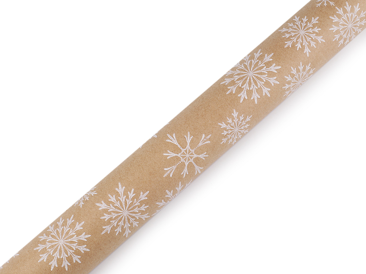 Christmas wrapping paper with glitter 0.7x2 m - Sea turquoise (1 Piece)