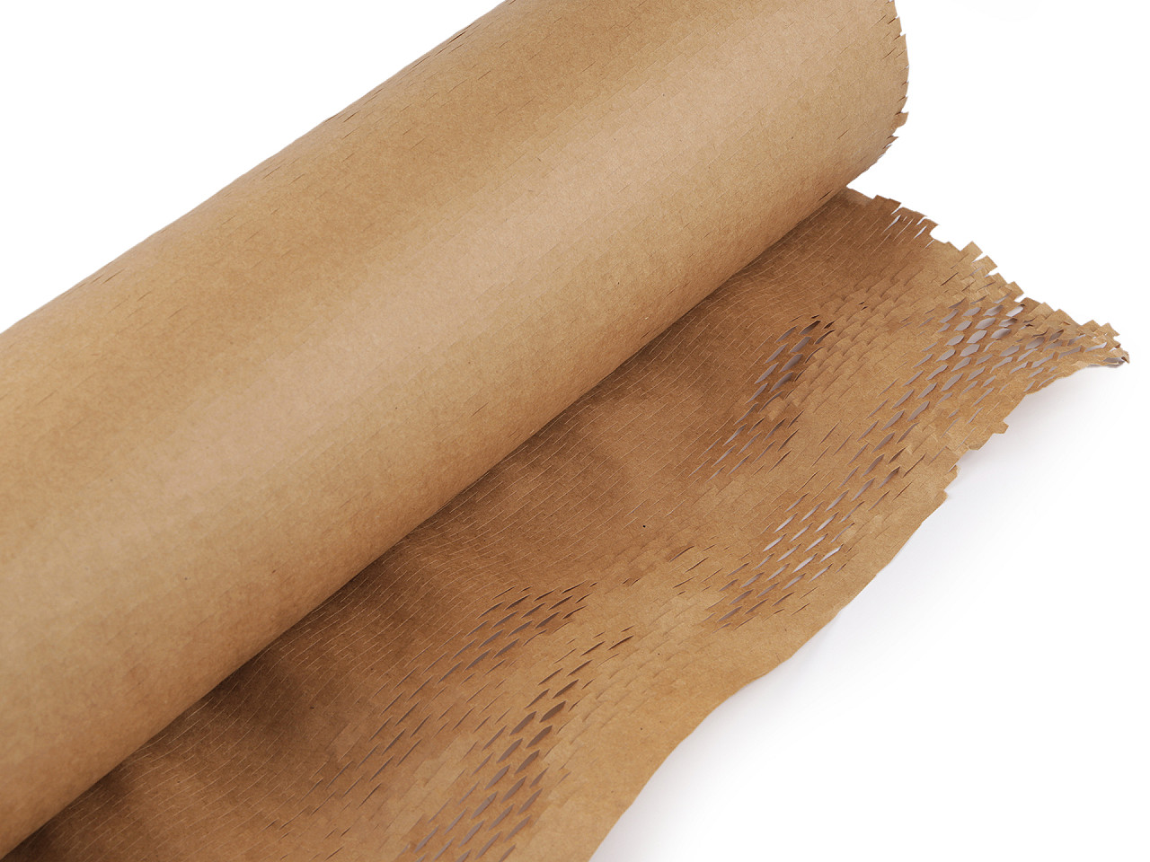 Honeycomb paper, width 50 cm, ecological, packaging - Natural brown (1 Piece)