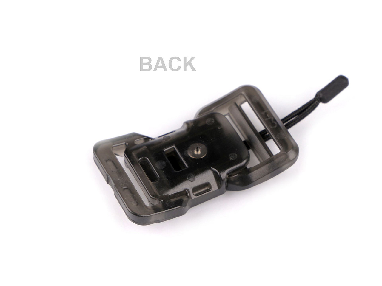 Magnetic plastic buckle, width 20 mm - Black (10 Pairs)