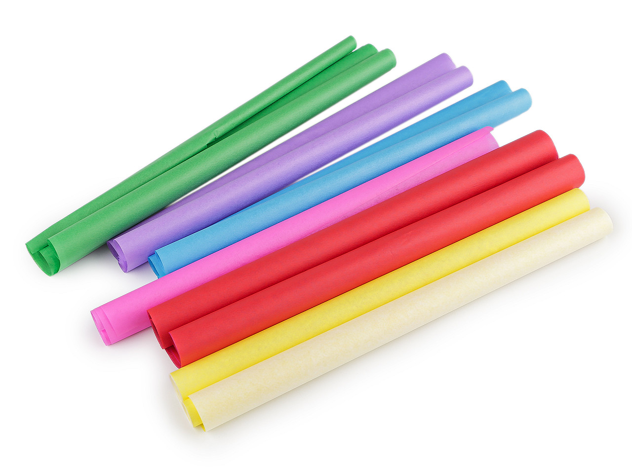 Colored tissue paper 10 pcs a3 - Mix of random colours (1 Bunch)