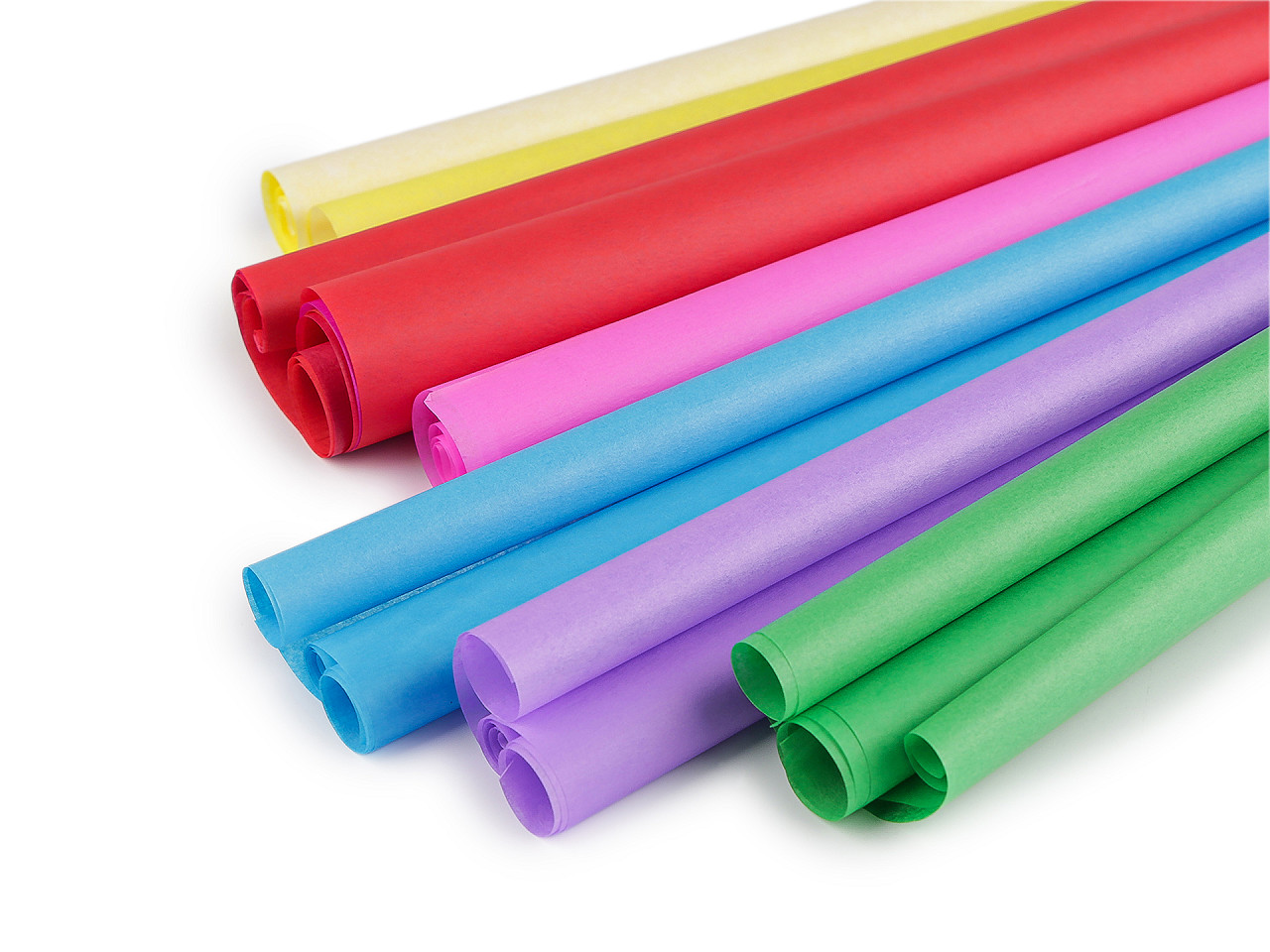 Colored tissue paper 10 pcs a3 - Mix of random colours (1 Bunch)