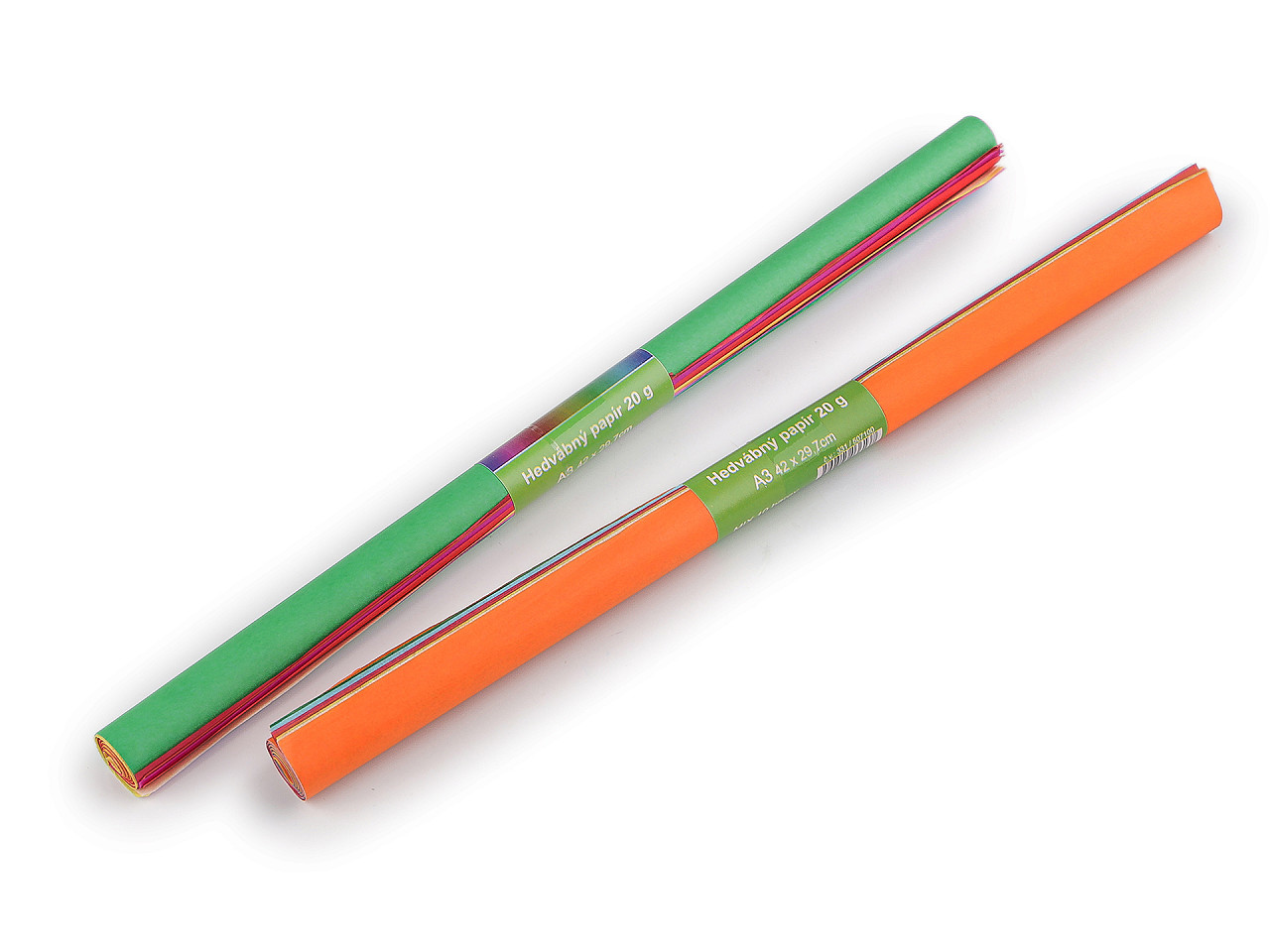 Colored tissue paper 10 pcs a3 - Mix of random colours (1 Bunch)